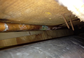 Colorado home inspection, frozen pipes